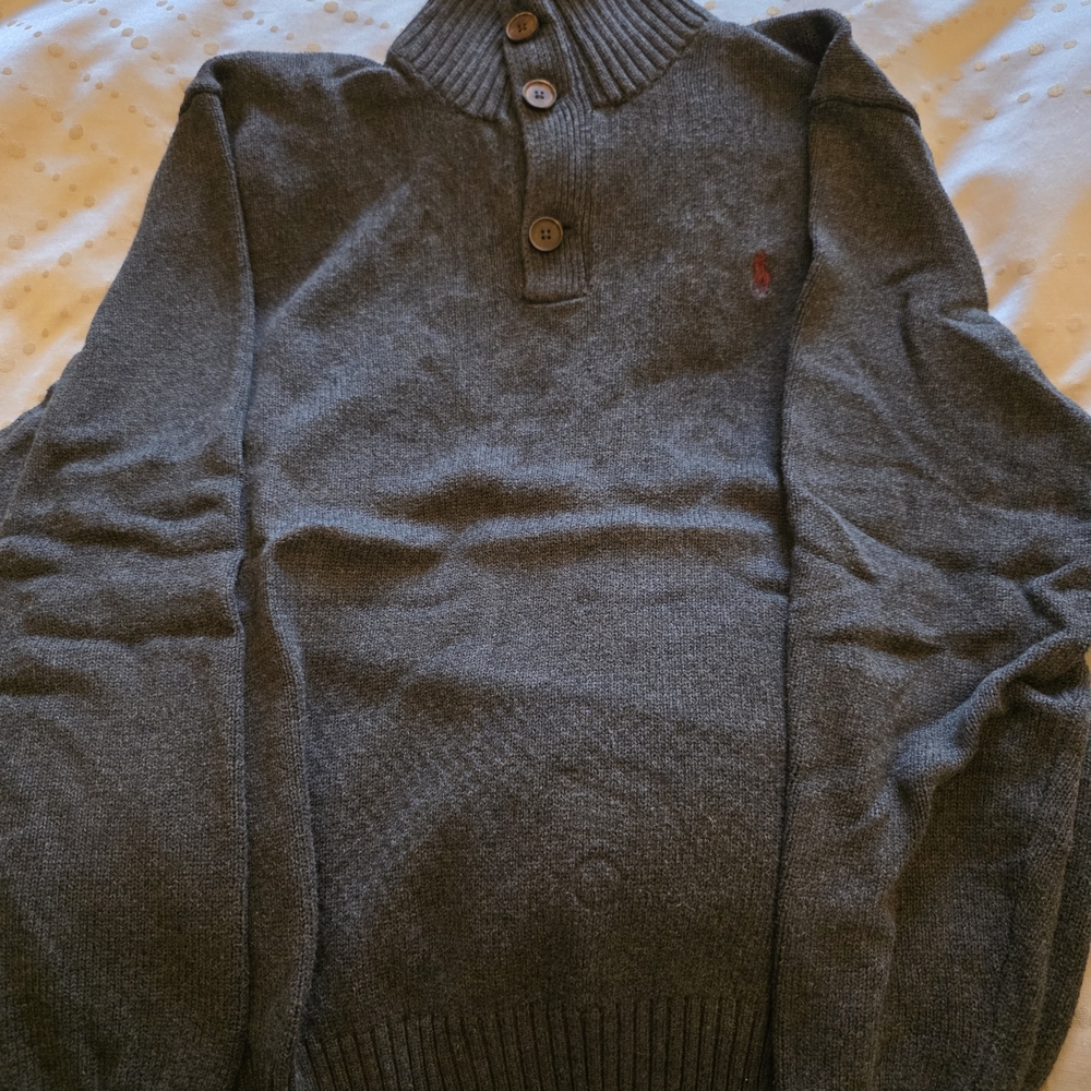 Ralph Lauren Charcoal Turtleneck Sweater